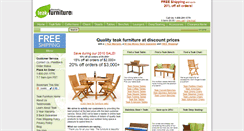 Desktop Screenshot of discount-teak-furniture.com